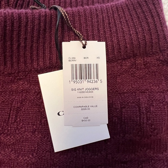 COACH Cashmere Wool Joggers - Picture 10 of 13